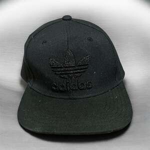 Adidas Originals Trefoil Black-on-Black Snapback Hat